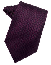 Load image into Gallery viewer, Cardi Self Tie Sangria Herringbone Necktie