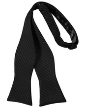 Load image into Gallery viewer, Cardi Self Tie Black Palermo Bow Tie