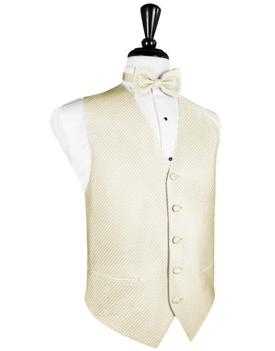 Cardi Ivory Palermo Tuxedo Vest