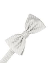 Load image into Gallery viewer, Cardi Pre-Tied Platinum Palermo Bow Tie