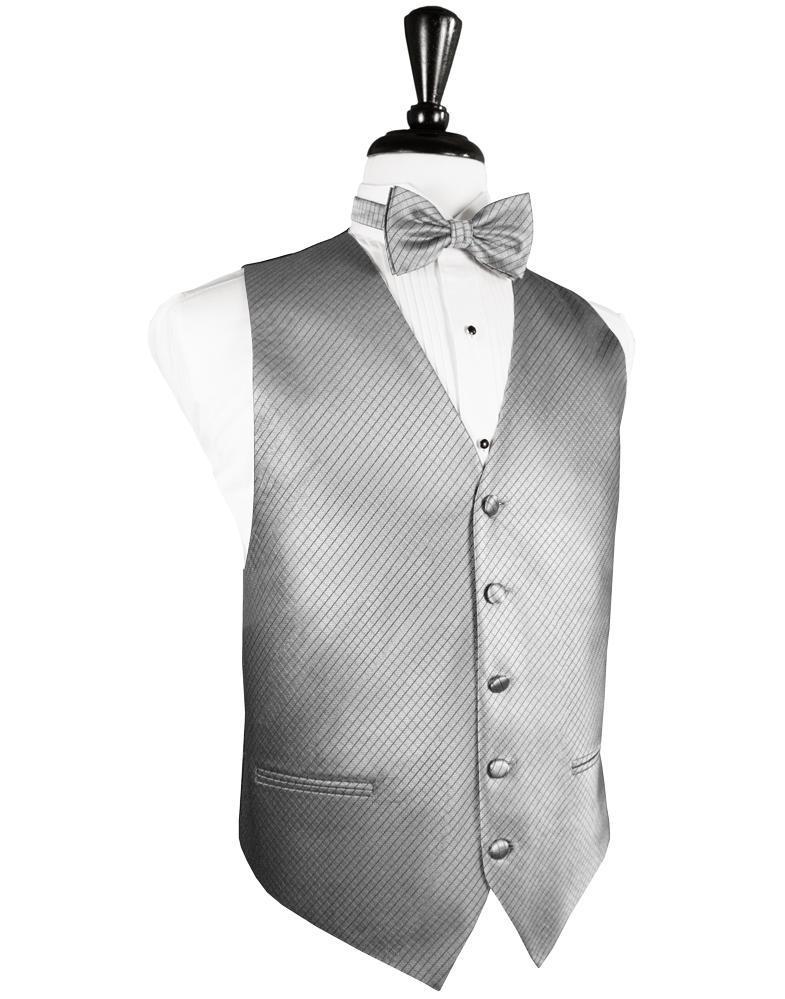 Cardi Silver Palermo Tuxedo Vest