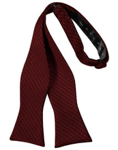 Load image into Gallery viewer, Cardi Self Tie Wine Palermo Bow Tie
