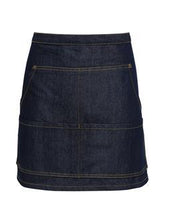 Load image into Gallery viewer, Artisan Collection by Reprime Indigo Denim Jean Stitch Waist Apron (4 Pocket Pouch)