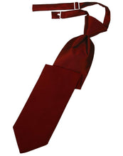 Load image into Gallery viewer, Cardi Pre-Tied Apple Luxury Satin Necktie