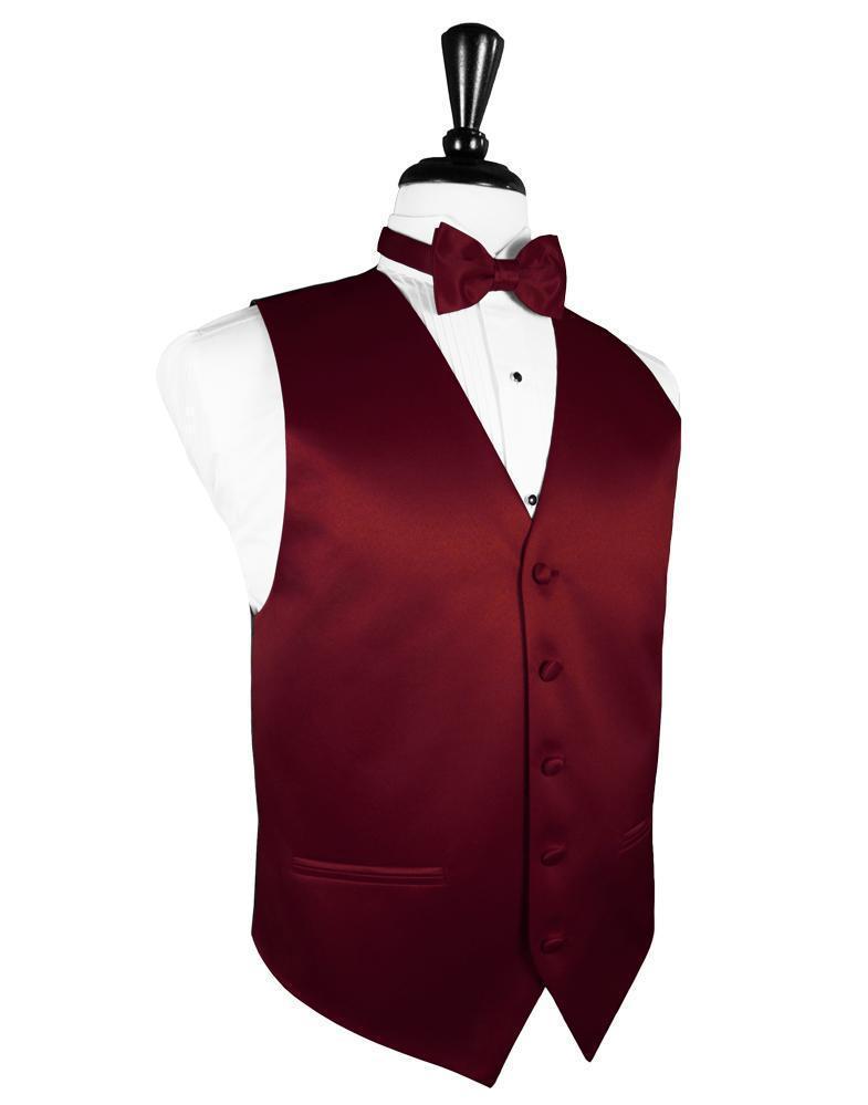 Cardi Apple Luxury Satin Tuxedo Vest