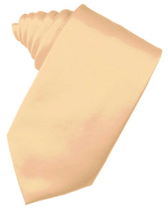 Cardi Apricot Luxury Satin Necktie