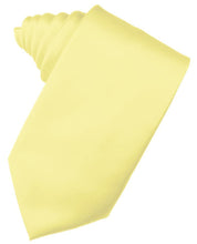 Load image into Gallery viewer, Cardi Self Tie Canary Luxury Satin Necktie