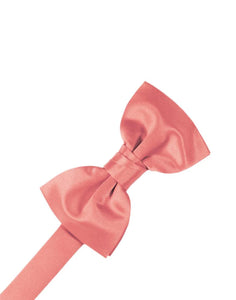 Cardi Guava Luxury Satin Bow Tie
