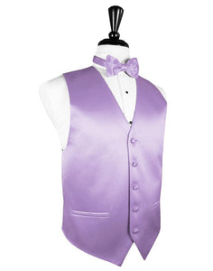 Cardi Heather Luxury Satin Tuxedo Vest