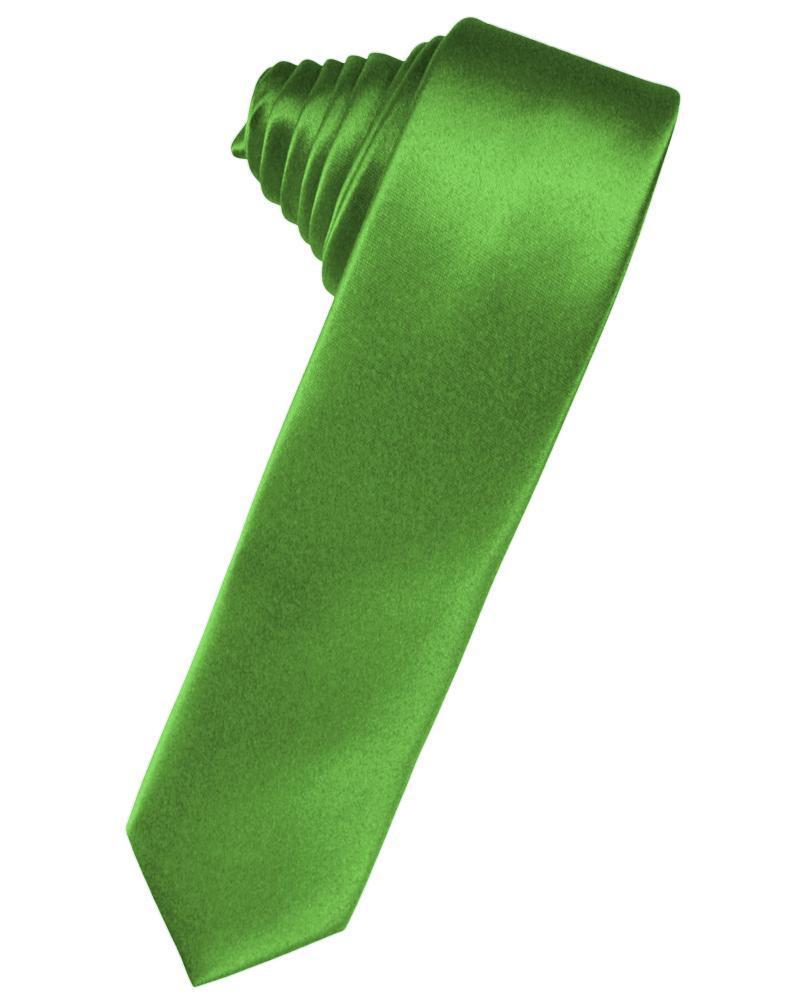Cardi Self Tie Kelly Luxury Satin Skinny Necktie