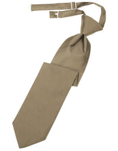 Load image into Gallery viewer, Cardi Pre-Tied Latte Luxury Satin Necktie