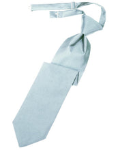 Load image into Gallery viewer, Cardi Pre-Tied Light Blue Luxury Satin Necktie