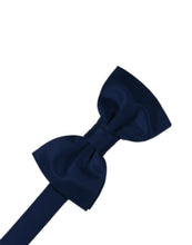 Load image into Gallery viewer, Cardi Pre-Tied Marine Luxury Satin Bow Tie