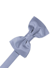 Load image into Gallery viewer, Cardi Pre-Tied Periwinkle Luxury Satin Bow Tie