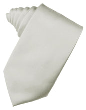 Load image into Gallery viewer, Cardi Self Tie Platinum Luxury Satin Necktie