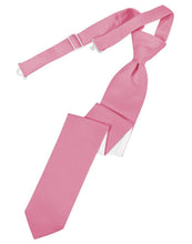 Load image into Gallery viewer, Cardi Pre-Tied Rose Petal Luxury Satin Skinny Necktie