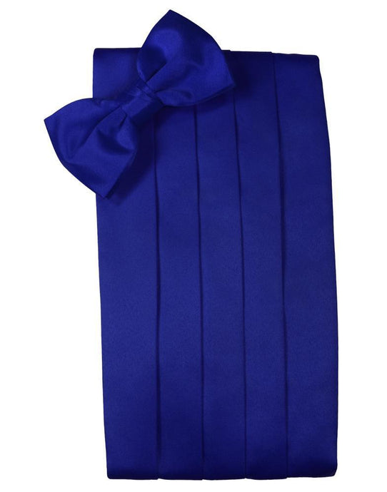 Cardi Royal Blue Luxury Satin Cummerbund