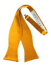 Load image into Gallery viewer, Cardi Self Tie Tangerine Luxury Satin Bow Tie