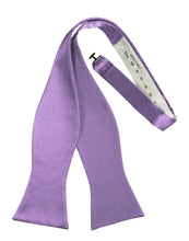 Load image into Gallery viewer, Cardi Self Tie Wisteria Luxury Satin Bow Tie