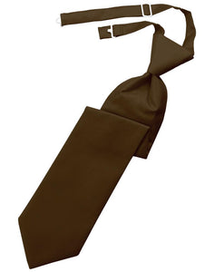 Cardi Chocolate Solid Twill Windsor Tie