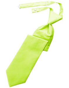 Cardi Lime Solid Twill Windsor Tie