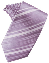 Load image into Gallery viewer, Cardi Self Tie Heather Striped Satin Necktie