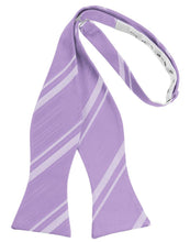Load image into Gallery viewer, Cardi Self Tie Heather Striped Satin Bow Tie