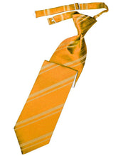Load image into Gallery viewer, Cardi Pre-Tied Mandarin Striped Satin Necktie