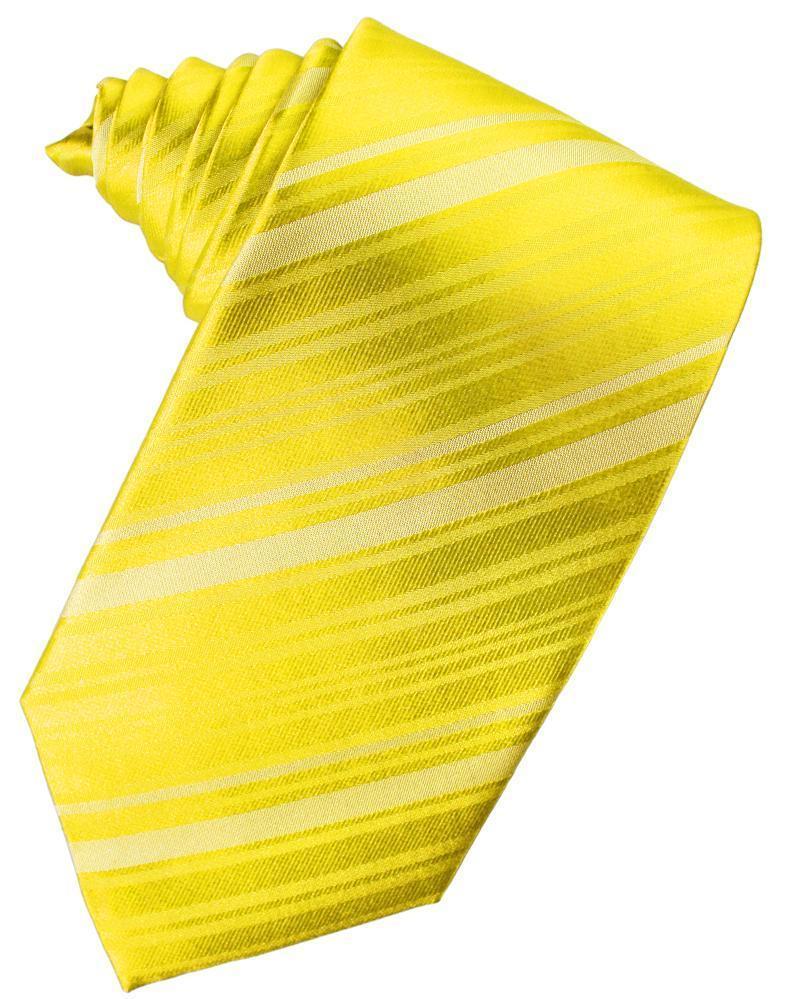 Cardi Self Tie Sunbeam Striped Satin Necktie