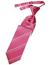 Load image into Gallery viewer, Cardi Pre-Tied Watermelon Striped Satin Necktie
