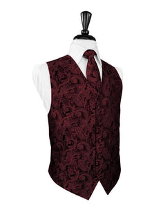 Cardi Apple Tapestry Tuxedo Vest