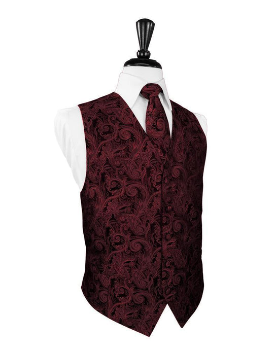 Cardi Apple Tapestry Tuxedo Vest