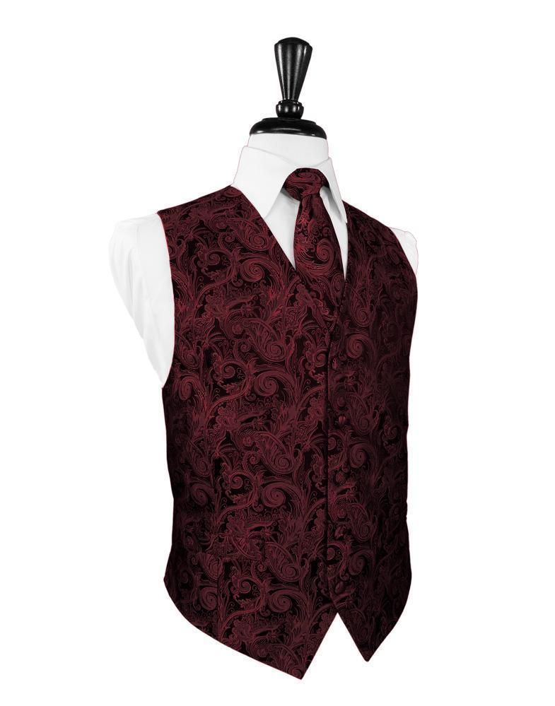 Cardi Apple Tapestry Tuxedo Vest