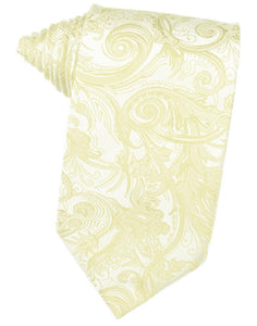 Cardi Self Tie Canary Tapestry Necktie