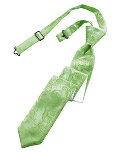 Cardi Pre-Tied Clover Tapestry Skinny Necktie