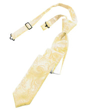 Load image into Gallery viewer, Cardi Pre-Tied Harvest Maize Tapestry Skinny Necktie
