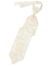 Load image into Gallery viewer, Cardi Pre-Tied Ivory Tapestry Necktie