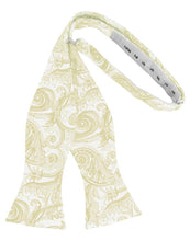 Load image into Gallery viewer, Cardi Self Tie Ivory Tapestry Bow Tie