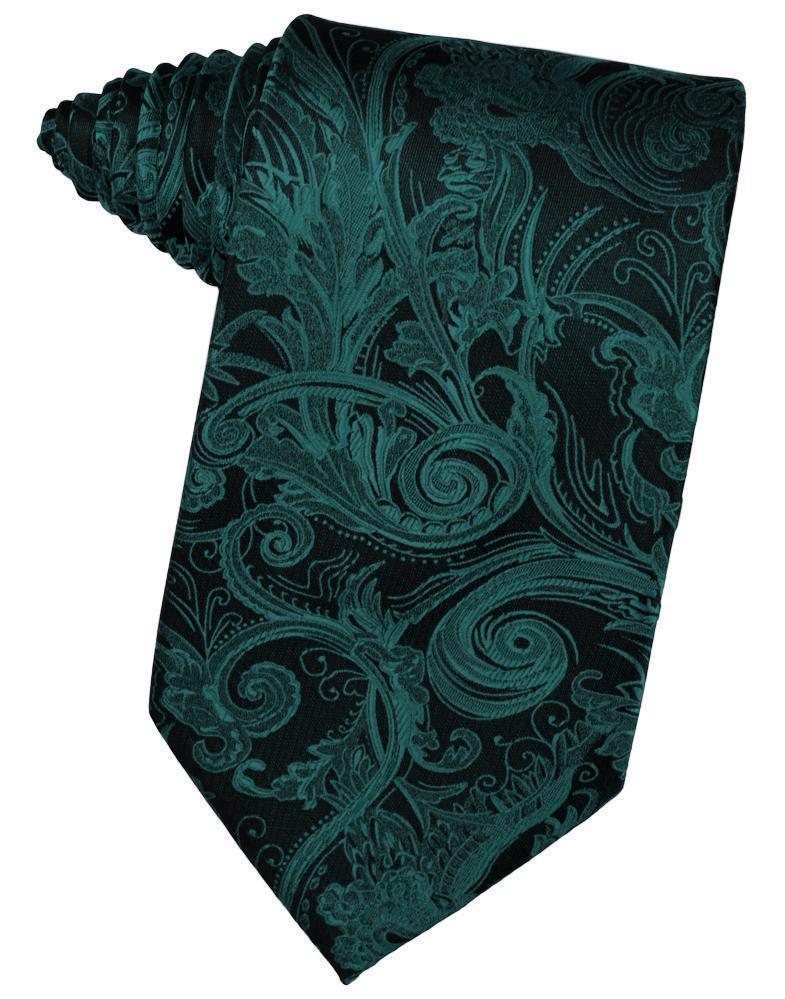 Cardi Self Tie Jade Tapestry Necktie