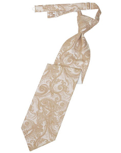 Cardi Pre-Tied Latte Tapestry Necktie