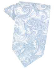 Load image into Gallery viewer, Cardi Self Tie Light Blue Tapestry Necktie
