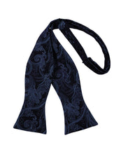 Load image into Gallery viewer, Cardi Self Tie Midnight Tapestry Bow Tie