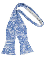 Load image into Gallery viewer, Cardi Self Tie Periwinkle Tapestry Bow Tie