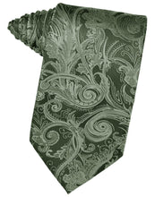 Load image into Gallery viewer, Cardi Self Tie Sage Tapestry Necktie