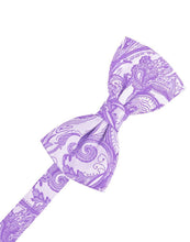 Load image into Gallery viewer, Cardi Pre-Tied Wisteria Tapestry Bow Tie