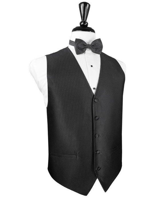 Cardi Asphalt Venetian Tuxedo Vest