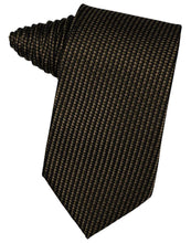 Load image into Gallery viewer, Cardi Self Tie Chocolate Venetian Necktie