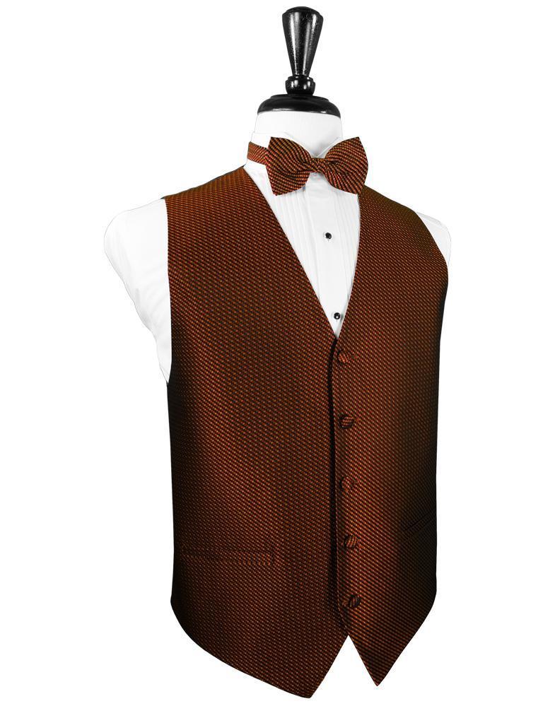 Cardi Cinnamon Venetian Tuxedo Vest