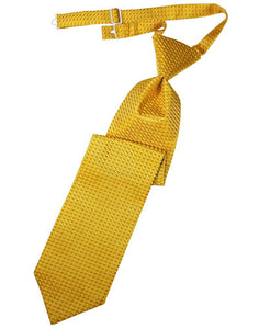 Cardi Pre-Tied Gold Venetian Necktie
