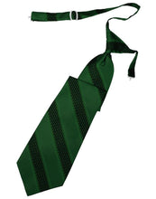Load image into Gallery viewer, Cardi Pre-Tied Hunter Venetian Stripe Necktie